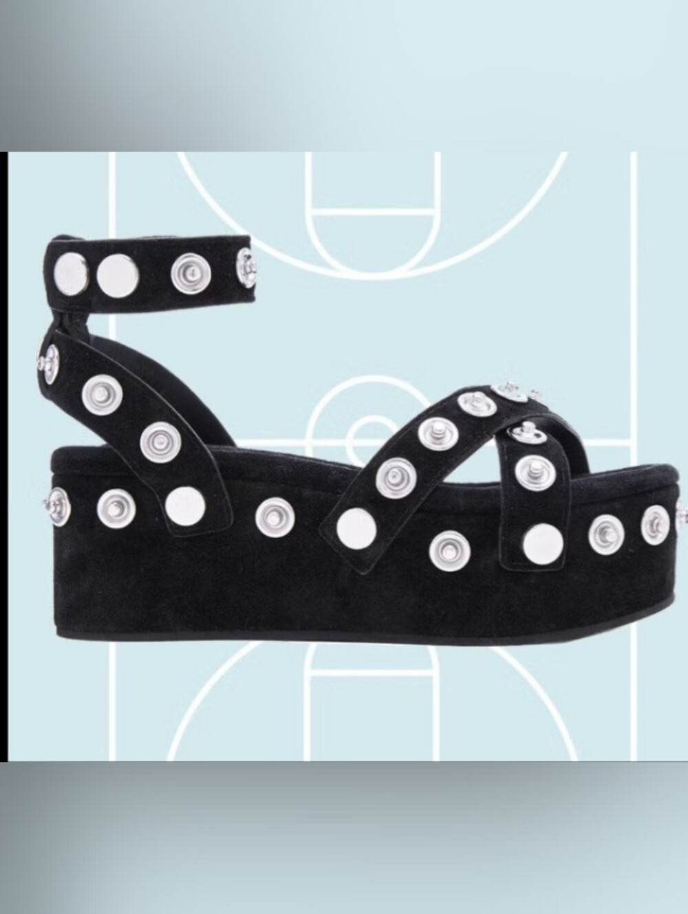 AlexanderWang Sandrah Studded Platform Wedge Sandals Size 36 (US 6)